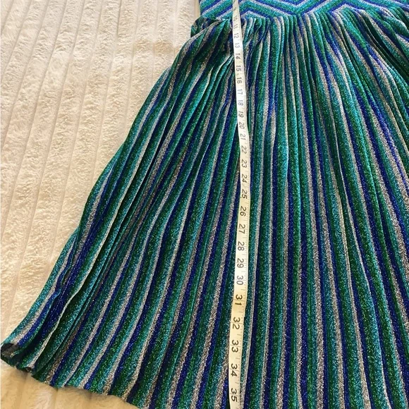 Dress the population Rosalie Metallic Stripe Strapless Cocktail Dress - Picture 16 of 16